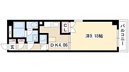 ネオ青山 1Kの間取図画像