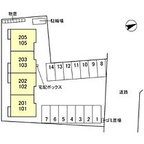 D-ROOM　MK 205 ｜ 富山県高岡市下伏間江（賃貸アパート1LDK・2階・52.19㎡） その2