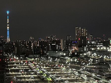 バルコニーからの眺望写真