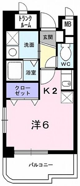 エレガンラルジュII ｜埼玉県富士見市東みずほ台２丁目(賃貸マンション1R・1階・24.76㎡)の写真 その2