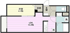 エトワールノーブル  ｜ 埼玉県富士見市大字鶴馬（賃貸アパート1LDK・1階・41.41㎡） その2