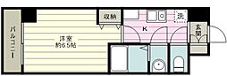 グランドゥールふじみ野 1Kの間取図画像