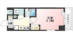 セイコーガーデン6 1Kの間取図画像