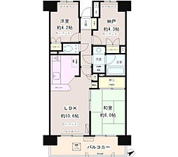 上福岡パーク・ホームズ 3LDKの間取図画像