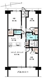 間取図画像 3LDK