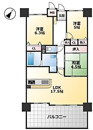 間取図画像 3LDK