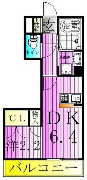 セレア 103｜東京都足立区西新井１丁目(賃貸アパート1DK・1階・24.64㎡)の写真 その2