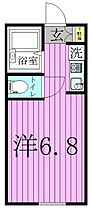 東京都足立区中川４丁目（賃貸アパート1R・2階・15.35㎡） その2