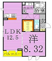 メゾンプレアデス  ｜ 東京都足立区本木西町（賃貸アパート1LDK・3階・50.32㎡） その2