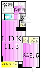 アーク　アコルト　アヤセ 4階1LDKの間取り