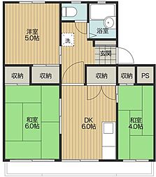 堀之内コート 3DKの間取図画像