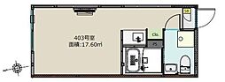 BoaSorte綾瀬1丁目 ワンルームの間取図画像