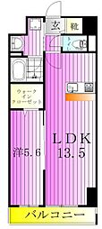 足立区梅田3丁目マンション 1LDKの間取図画像