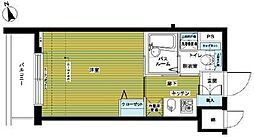 レジディア銀座東 1Kの間取図画像