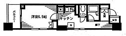 レジディア日本橋馬喰町 1Kの間取図画像