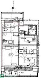 S-RESIDENCE錦糸町パークサイド 1SLDKの間取図画像