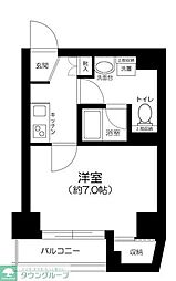アイル秋葉原NORTH弐番館 1Kの間取図画像