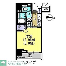 ルーラル二十四番館 1Kの間取図画像