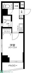プレール日本橋壱番館 1Kの間取図画像