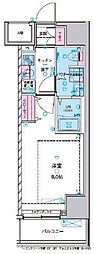 ジェノヴィア浅草2スカイガーデン 1Kの間取図画像