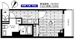 グランドコンシェルジュ日本橋水天宮 1Kの間取図画像