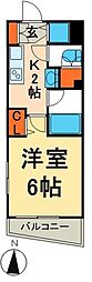 ガラ・シティ東日本橋 1Kの間取図画像
