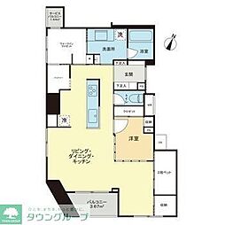 ウィルローズ芽場町 1SLDKの間取図画像