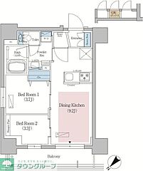 物件の間取り