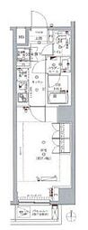 スパシエトラッド両国 1Kの間取図画像
