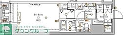 ブレシア銀座イースト 1Kの間取図画像