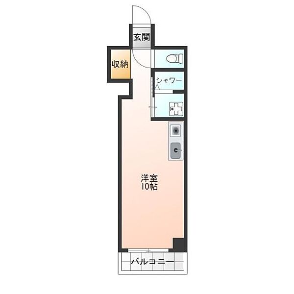 サニーコート粉浜 ｜大阪府大阪市住吉区東粉浜３丁目(賃貸マンション1R・3階・25.00㎡)の写真 その4