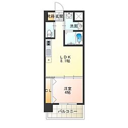 FDSPREX 1LDKの間取図画像