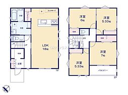 春日部市下蛭田　2号棟/全2棟　新築戸建