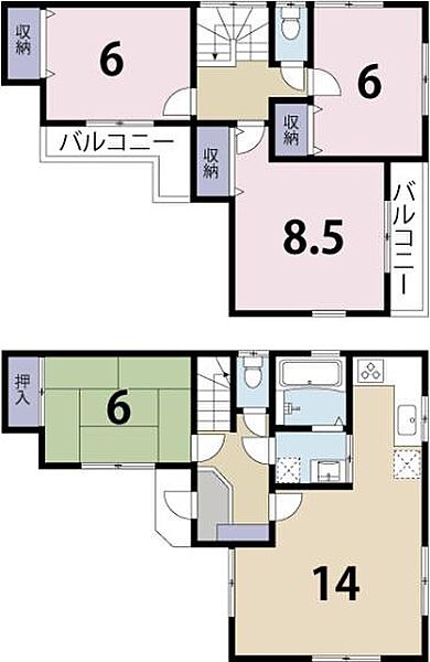 間取りを拡大表示