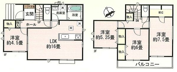 間取りを拡大表示