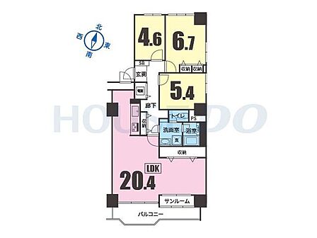 高層階22階 陽当たり・通風・眺望良好の角部屋3LDK。2025年10月リフォーム完了。オーシャンビュー。全居室フローリング。各洋室は玄関から直接居室に入ることのできる間取り。独立型キッチン。
