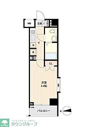 OrchidResidence大泉学園 1Kの間取図画像