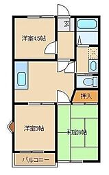 間取図画像 3DK