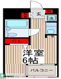 TOP成増2 ワンルームの間取図画像