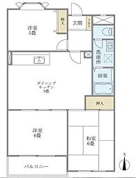 ブライトテラスTYT 3DKの間取図画像