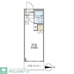 R-スタイル南大泉 ワンルームの間取図画像