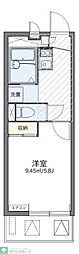 アルメリア 1Kの間取図画像