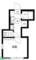 ピッコラシエナ 1Kの間取図画像