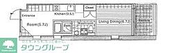 Ombrage 1DKの間取図画像