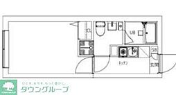 MAXIV CITY新江古田 ワンルームの間取図画像