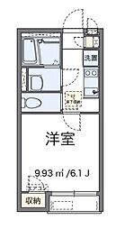 レオネクストトレゾールKS 1Kの間取図画像