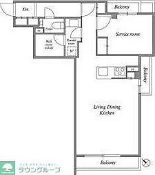 練馬区豊玉北2丁目マンション 1LDKの間取図画像
