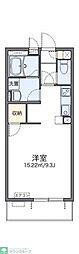 レオネクストカロータ 1Kの間取図画像