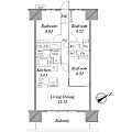 レーベン清瀬THETOWER18階21.5万円