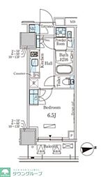 パークアクシス赤塚 1Kの間取図画像